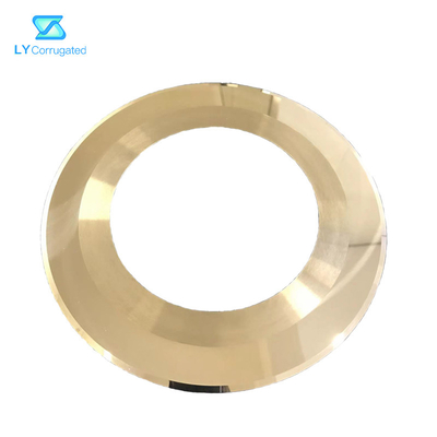 ใบมีดกลมทังสเตนเคลือบทอง 230X135X1.1 สำหรับ Fosber Corrugator