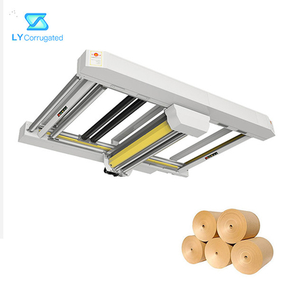 เครื่องเชื่อม Corrugator 2 ชั้น, Eco100 80m / Min เครื่องทำกล่องกระดาษ