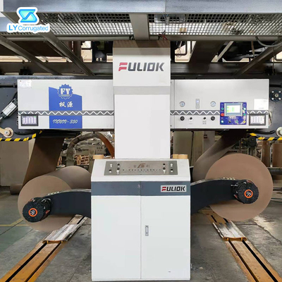 สายการผลิตกระดาษลูกฟูก 2200 มม. ควบคุม PLC Corrugator Splicer