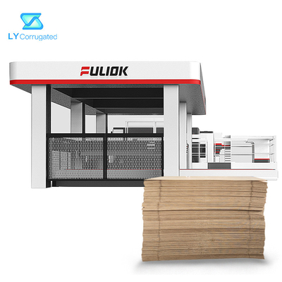 1800mm Corrugated Cardboard Machine Box อุปกรณ์สายการผลิต Dry End Stacker