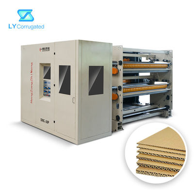 6.5t เครื่องตัดกล่องกระดาษแข็ง 83kw Power สำหรับกระดาษแข็ง 7ply