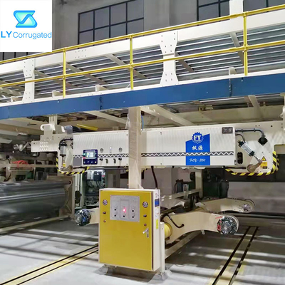 นิวเมติกเบรค Splicer ม้วนอัตโนมัติความเร็วสูงสำหรับสายการผลิตลูกฟูก