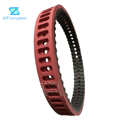 ชิ้นส่วนอะไหล่เครื่องจักรกล่อง OEM T10 530 560 PU Rubber Toothed Belt