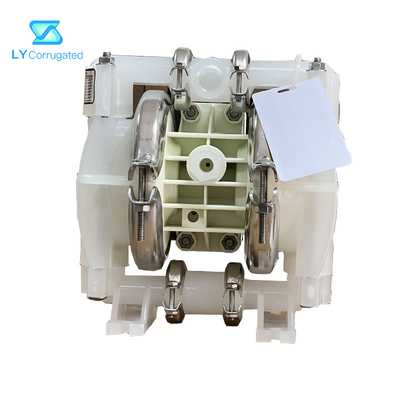 Double Air Diaphragm Chemical Liquid Pump 1 '' 2 '' สำหรับสายการผลิตกล่องกระดาษแข็ง