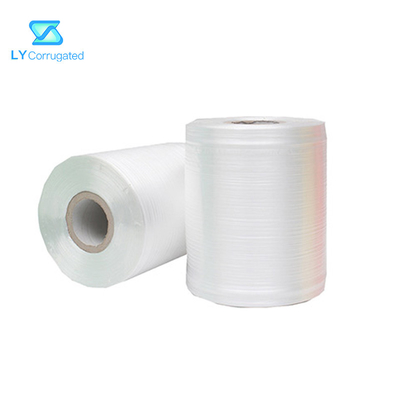 เชือกเกลียว PE สีขาว 28 มม. สำหรับมัดเครื่องบรรจุภัณฑ์อัตโนมัติ Bundler