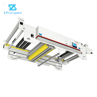 Duplex Corrugated Automatic Plant ทับซ้อนกันความเร็วการทำงาน 80m / นาที