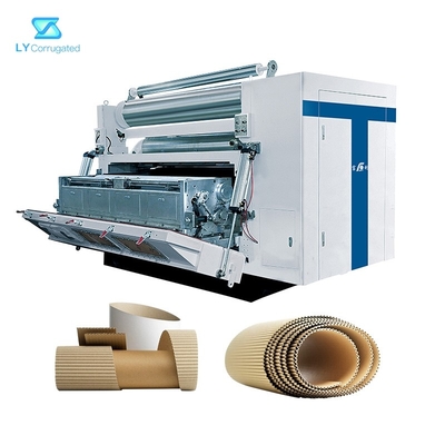 SFM25N Single Facer Corrugated Machine PLC Control 26.3kw กำลังไฟ