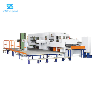 เครื่องกล่องกระดาษ 60KW เครื่องตัดกล่องกระดาษแข็ง 1700 มม.