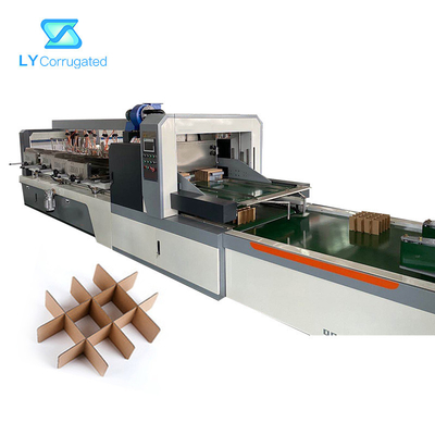 PLC เครื่องทำกล่องลูกฟูกอัตโนมัติ 7mm Clapboard Assemble