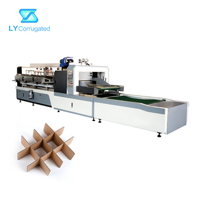 เครื่องกล่องกระดาษลูกฟูก 70mm-250mm เครื่องประกอบพาร์ทิชันลูกฟูก