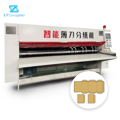 เครื่องตัดกล่องกระดาษแข็งอัตโนมัติ ODM Thin Blade Slitter Scorer Machine