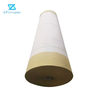 ชิ้นส่วนอะไหล่เครื่องลูกฟูกทนความร้อน Double Facer Kevlar Aramid Edge Conveyor Belt