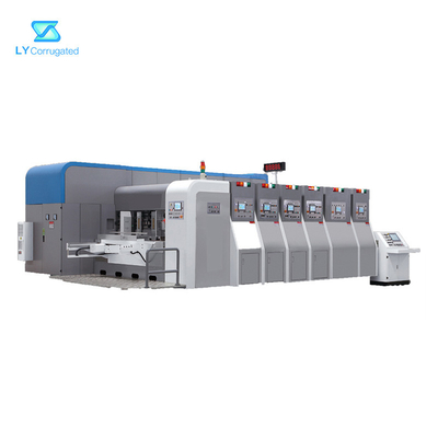 1200mm × 2000mm เครื่องพิมพ์เฟล็กโซ Slotter Machine เครื่องตัดตาย
