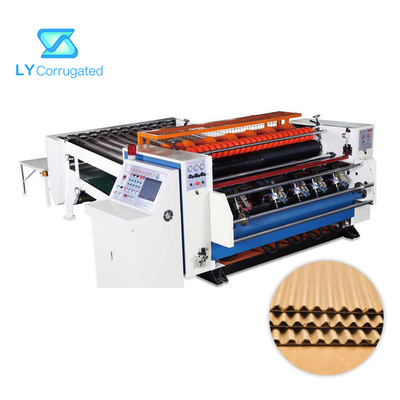 เครื่องตัดกระดาษลูกฟูก 2 ชั้นแนวตั้งแนวนอนทั้งหมดในหนึ่งเครื่องตัด