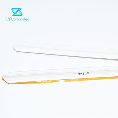 0.3 * 1.4 มม. กล่องทำชิ้นส่วนเครื่องตัด Die Flatbed เมทริกซ์ Creasing สองช่องทาง